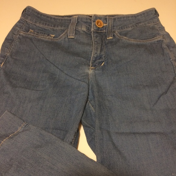 NYDJ Wide Leg Med Wash Jeans Lift Tuck Technology - Picture 8 of 8